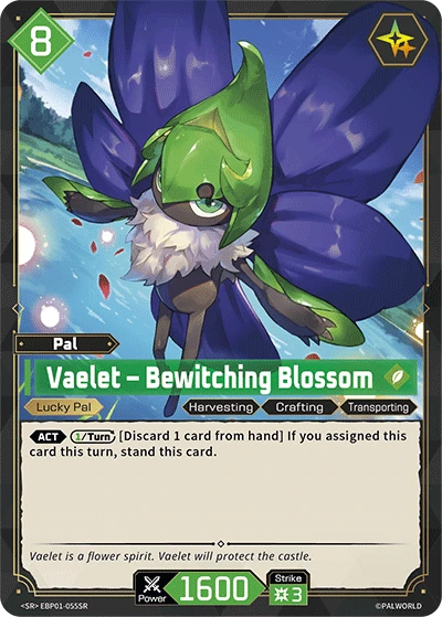 Vaelet – Bewitching Blossom #EBP01-055SR · Palworld TCG