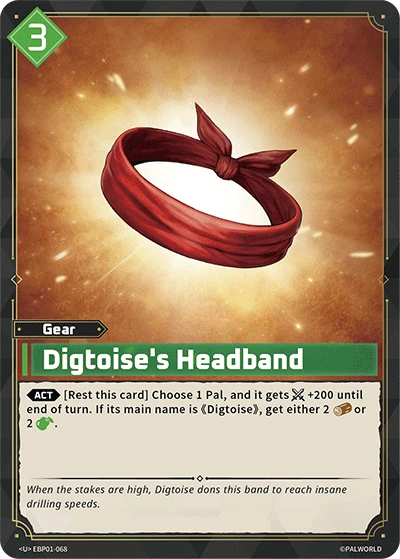 Digtoise's Headband #EBP01-068 · Palworld TCG