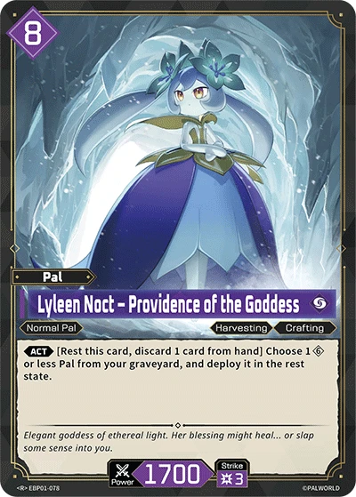 Lyleen Noct – Providence of the Goddess #EBP01-078 · Palworld TCG