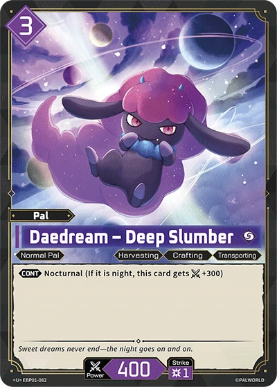Daedream – Deep Slumber #EBP01-082 · Palworld TCG
