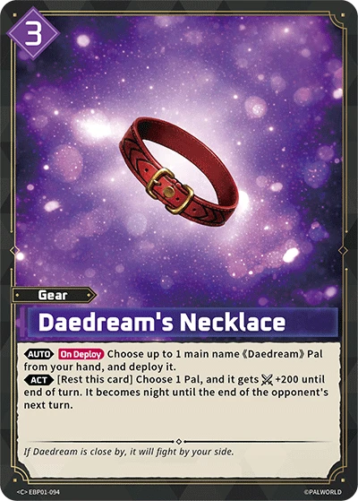 Daedream's Necklace #EBP01-094 · Palworld TCG