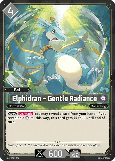 Elphidran – Gentle Radiance #EBP01-098 · Palworld TCG