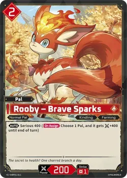 Rooby – Brave Sparks #EBP01-011 · Palworld TCG