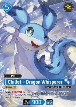 Chillet – Dragon Whisperer #EBP01-025OSR · Palworld TCG