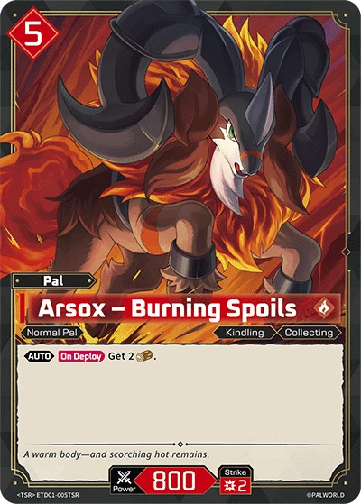 Arsox – Burning Spoils #ETD01-005TSR
