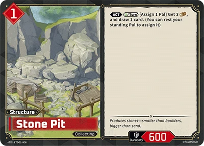 Stone Pit #ETD01-008 · Palworld TCG