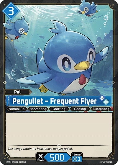 Pengullet – Frequent Flyer #ETD01-014TSR · Palworld TCG