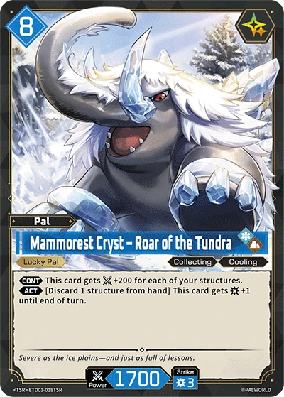 Mammorest Cryst – Roar of the Tundra #ETD01-018TSR · Palworld TCG