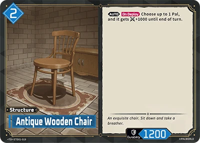 Antique Wooden Chair #ETD01-019 · Palworld TCG