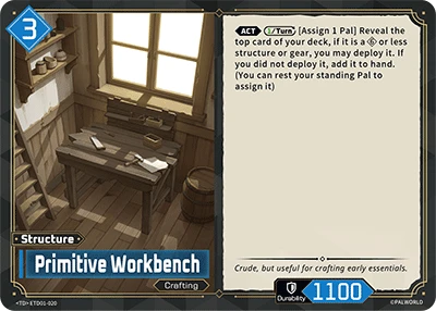 Primitive Workbench #ETD01-020 · Palworld TCG