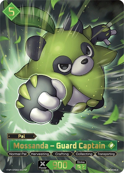 Mossanda – Guard Captain #ETD02-001TSP · Palworld TCG