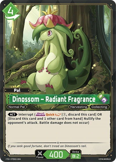 Dinossom – Radiant Fragrance #ETD02-004 · Palworld TCG