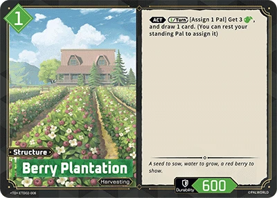 Berry Plantation #ETD02-008 · Palworld TCG
