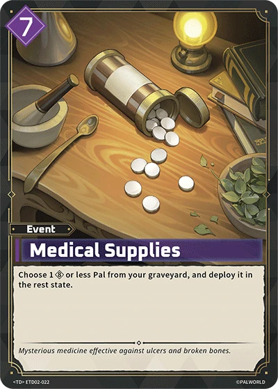 Medical Supplies #ETD02-022 · Palworld TCG