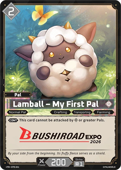 Lamball – My First Pal #EPR-001 · Palworld TCG