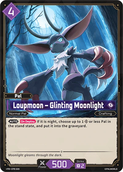 Loupmoon – Glinting Moonlight #EPR-009 · Palworld TCG