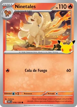 Ninetales #010/128 · Pokémon