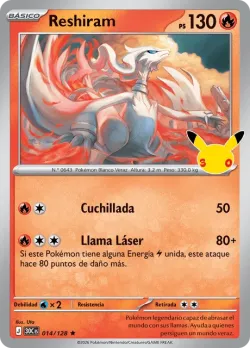 Reshiram #014/128 · Pokémon