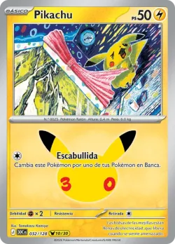 Pikachu #032/128 · Pokémon
