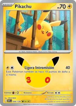 Pikachu #036/128 · Pokémon