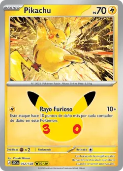 Pikachu #052/128 · Pokémon