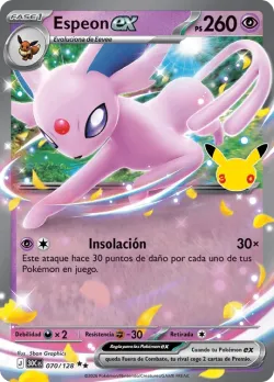 Espeon ex #070/128 · Pokémon