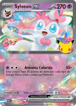 Sylveon ex #071/128 · Pokémon
