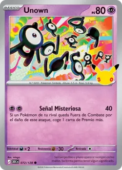 Unown #072/128 · Pokémon