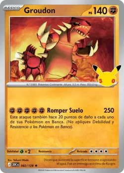 Groudon #082/128 · Pokémon