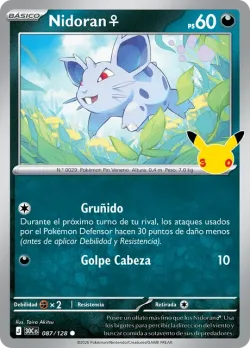 Nidoran ♀ #087/128 · Pokémon