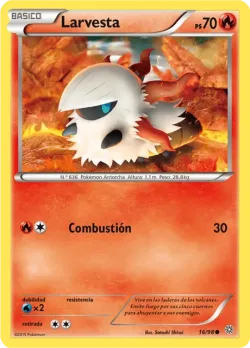 Larvesta #16/98 · Pokémon