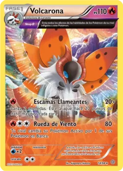 Volcarona #18/98 · Pokémon