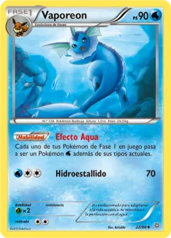 Vaporeon #22/98 · Pokémon