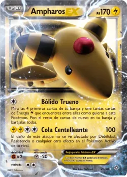 Ampharos-EX #27/98 · Pokémon