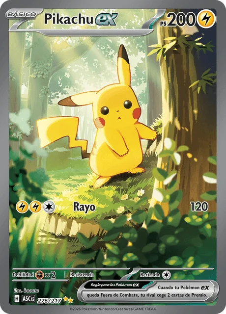 Pikachu ex 「ASC 276」「ES」