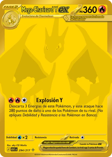 Mega Charizard Y ex 「ASC 294」「ES」