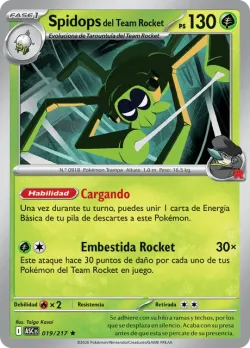 Team Rocket's Spidops #019/217 · Pokémon