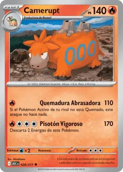 Camerupt #028/217 · Pokémon