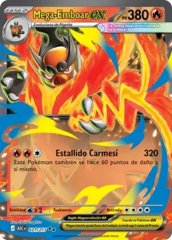 Mega Emboar ex #031/217 · Pokémon