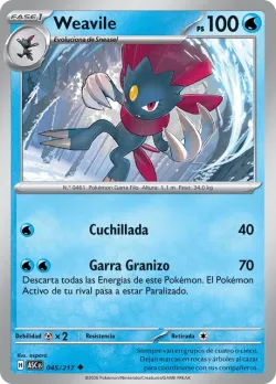 Weavile #045/217 · Pokémon