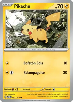 Pikachu #055/217 · Pokémon