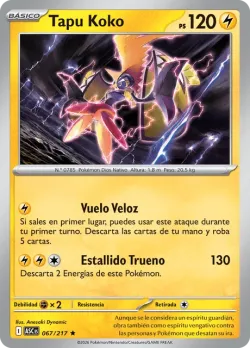 Tapu Koko #067/217 · Pokémon