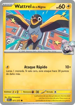 Iono's Wattrel #071/217 · Pokémon