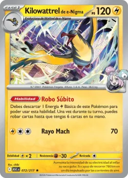 Iono's Kilowattrel #072/217 · Pokémon