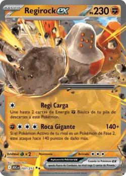 Regirock ex #107/217 · Pokémon