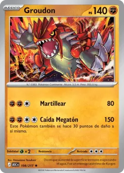 Groudon #108/217 · Pokémon