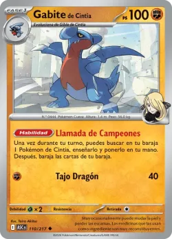 Cynthia's Gabite #110/217 · Pokémon