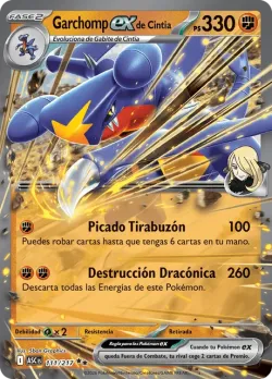 Cynthia's Garchomp ex #111/217 · Pokémon