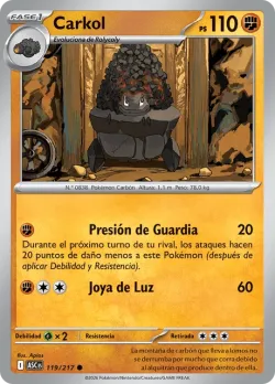Carkol #119/217 · Pokémon