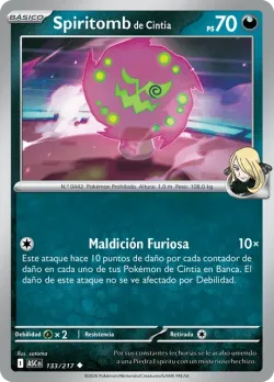Cynthia's Spiritomb #133/217 · Pokémon